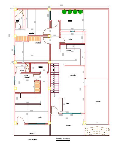 دانلود نقشه (پلان) خانه معمار سه طبقه(کد2847)