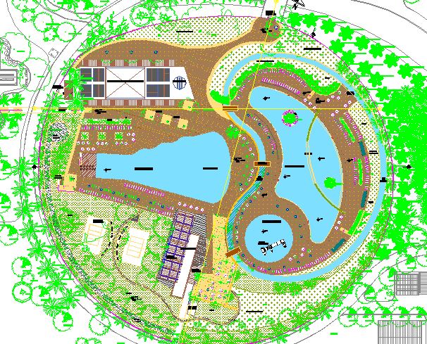 دانلود نقشه (پلان) پارک آبی(کد2852)