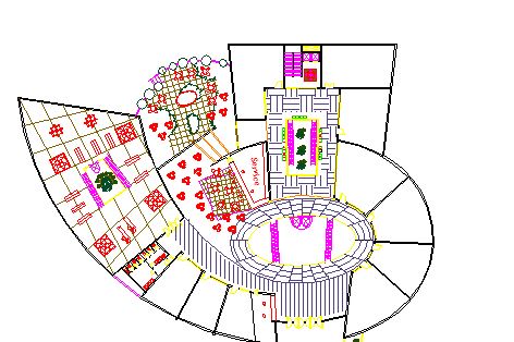 دانلود نقشه (پلان) برج تجاری اداری(کد2864)