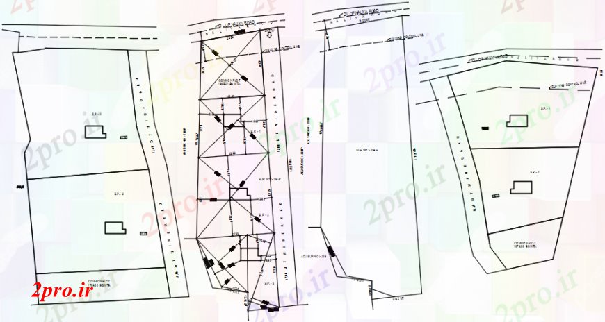 دانلود نقشه جزئیات ساخت و ساز نمای بالای  جزئیات ساخت و ساز (کد100211)
