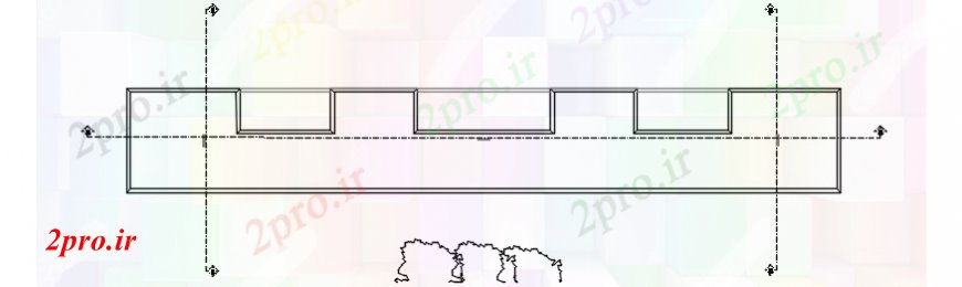 دانلود نقشه مسکونی  ، ویلایی ، آپارتمان  آپارتمان ساختمان ترکیب نما دیوار طراحی جزئیات  (کد100224)