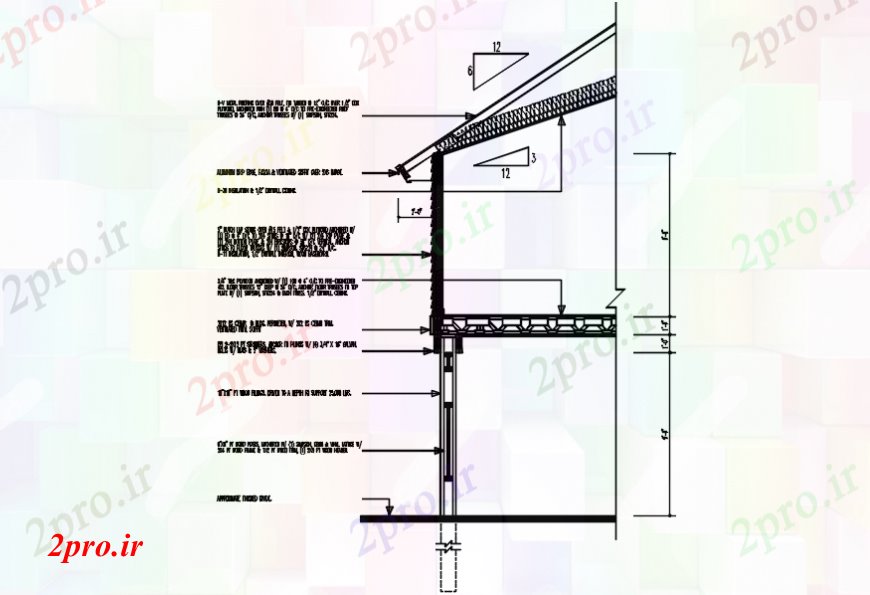 دانلود نقشه طراحی جزئیات ساختار دو دان ساخت ستون بخش  سازنده طراحی جزئیات  (کد100230)