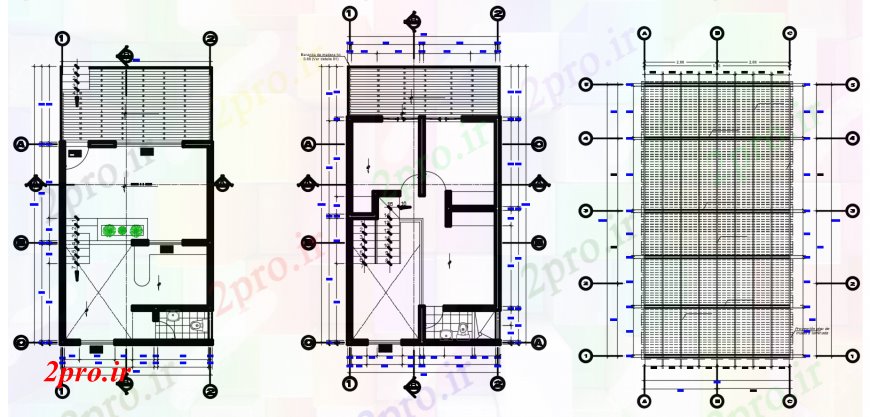 دانلود نقشه معماری معروف د طراحی خودرو ویلا 6 در 8Quality1 متر (کد100314)