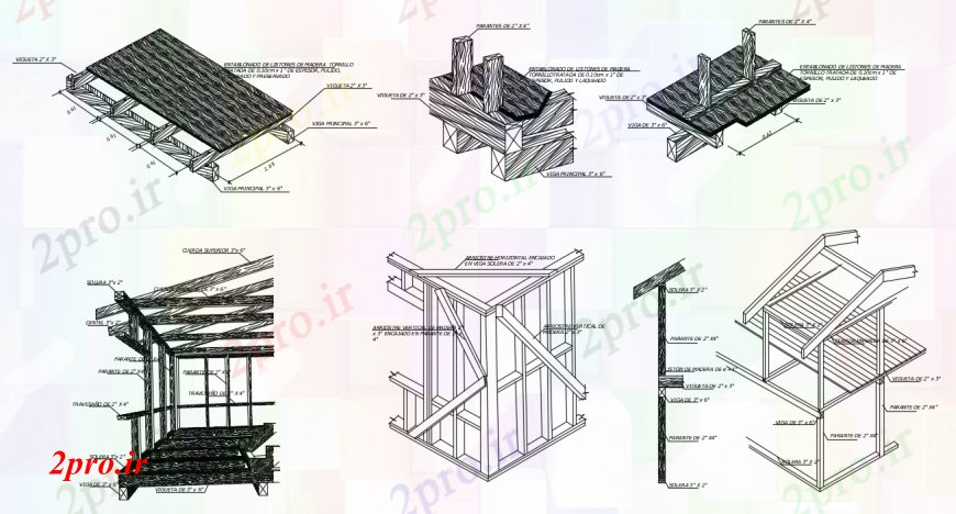 دانلود نقشه معماری معروف د طراحی پانل های چوب خودکار 5 در 11 متر (کد100315)
