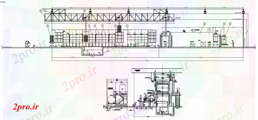 دانلود نقشه کارخانه صنعتی  ، کارگاه د طراحی  گیاه نیروهای اطلاعات از   خودرو (کد100349)