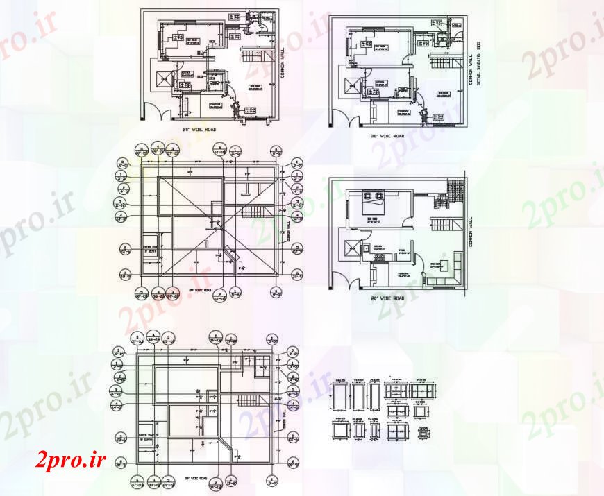 دانلود نقشه آشپزخانه خانه طرحی آشپزخانه طرح، ساختار و درب و پنجره جزئیات (کد100481)