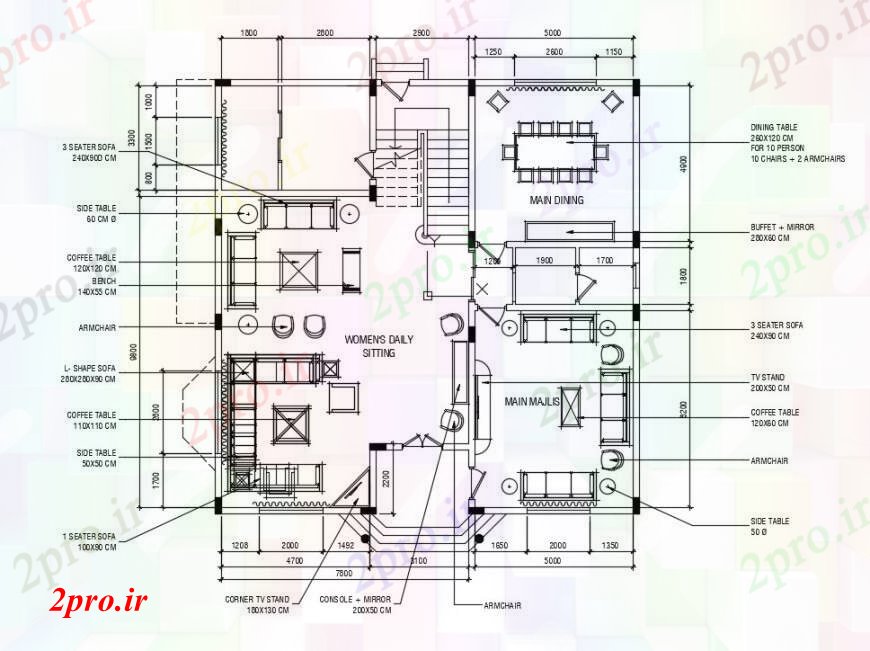 دانلود نقشه مسکونی  ، ویلایی ، آپارتمان  جزئیاتطراحی های طرحی طبقه خانه   (کد100545)