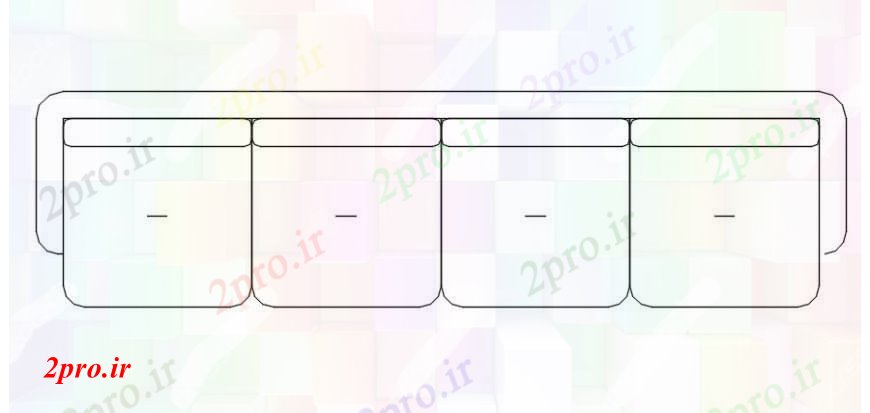 دانلود نقشه مسکونی  ، ویلایی ، آپارتمان  د طراحی  خانه نما 3      (کد101002)