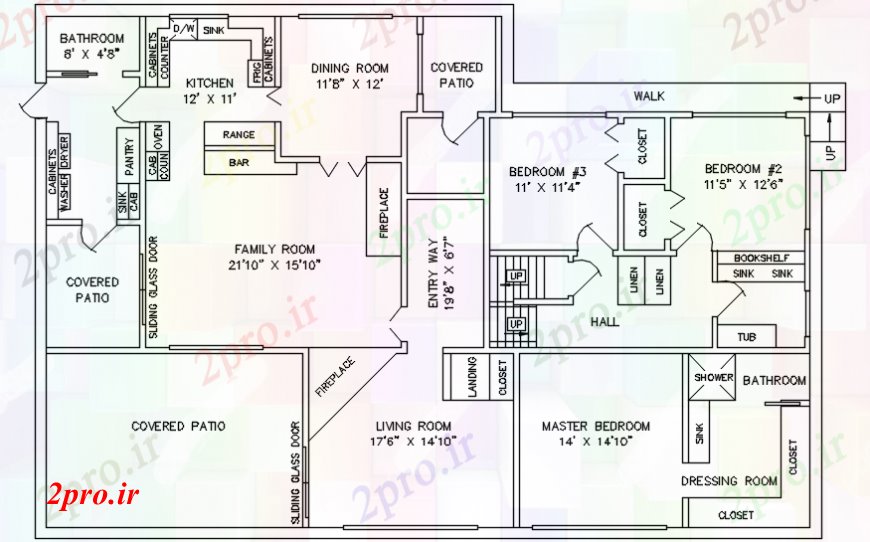 دانلود نقشه مسکونی ، ویلایی ، آپارتمان AR خانه طرحی معماری طرحی 13 در 20 متر (کد101007)