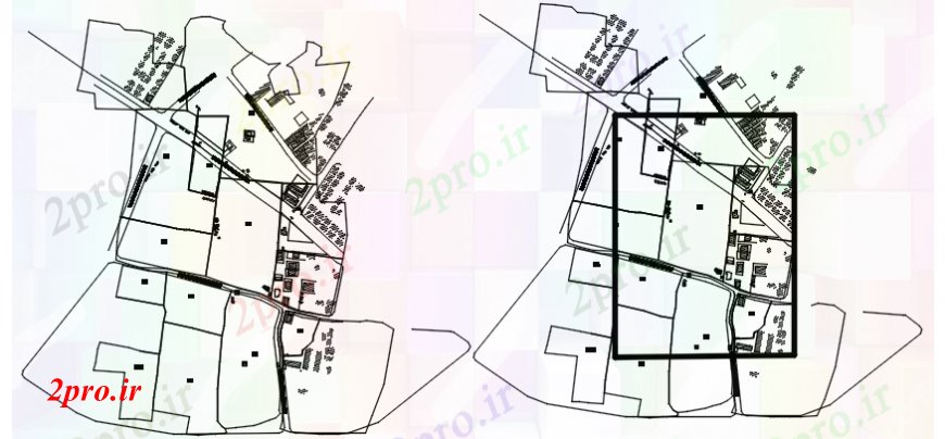 دانلود نقشه جزئیات ساخت و ساز ساخت و ساز ساختمان نمای بالای (کد101086)