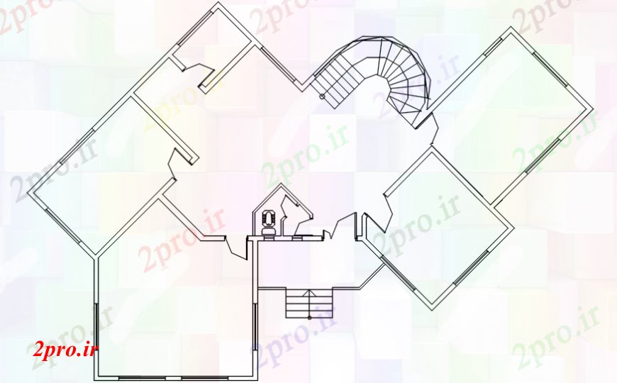 دانلود نقشه طراحی جزئیات ساختار جزئیات کف ساختار طرحی فریم از کافه تریا (کد101178)