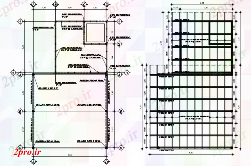 دانلود نقشه طراحی جزئیات ساختار ساختار و پوشش طراحی جزئیات از خودرو فروشگاه (کد101187)
