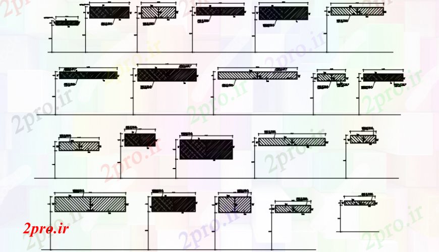 دانلود نقشه جزئیات طراحی در و پنجره  ویندوز و تهویه مناسب نما پنجره ها و نصب و راه اندازی جزئیات (کد101391)