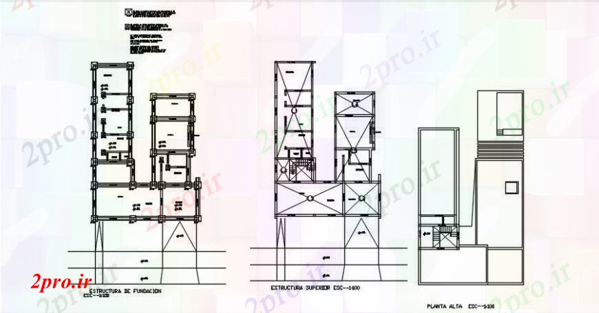 دانلود نقشه مسکونی  ، ویلایی ، آپارتمان  خانه طرحی و پایه و اساس جزئیات  دو بعدی   (کد101671)