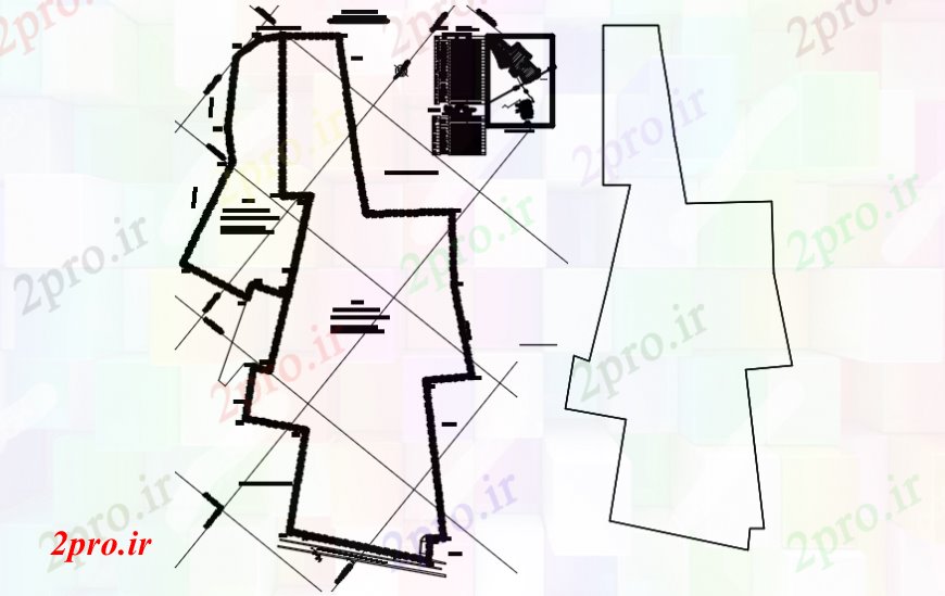 دانلود نقشه برنامه ریزی شهری Saintain ونزوئلا محوطه سازی شهرستان و برنامه ریزی شهر و نقشه طراحی جزئیات 21 در 71 متر (کد101696)