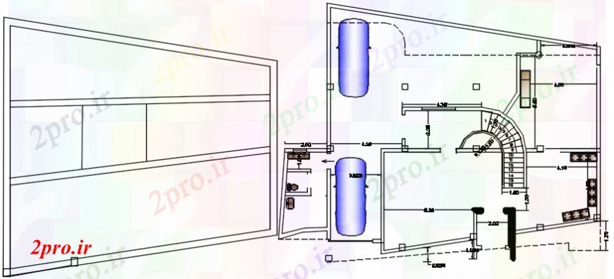 دانلود نقشه مسکونی ، ویلایی ، آپارتمان طراحی های مدرن و ساختار طراحی جزئیات 14 در 16 متر (کد101703)