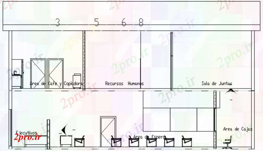 دانلود نقشه ساختمان اداری - تجاری - صنعتی اصلی جزئیات طراحی مقطعی بانک شاخه 9 در 11 متر (کد101938)