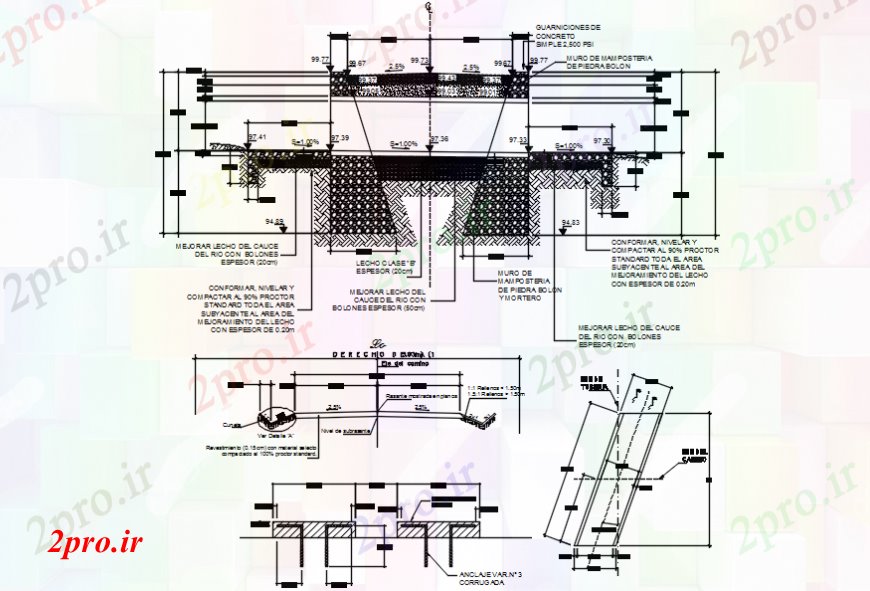 دانلود نقشه طراحی اتوکد پایه ساختار شالوده و ساخت و ساز طراحی جزئیات  (کد102042)