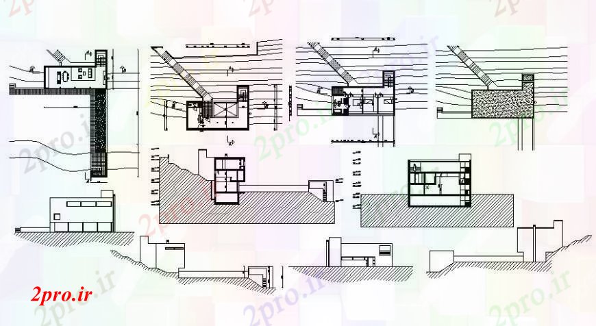 دانلود نقشه مسکونی  ، ویلایی ، آپارتمان   د از زندگی مبلمان طراحی ویلا   خودرو (کد102100)