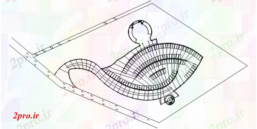 دانلود نقشه هایپر مارکت - مرکز خرید - فروشگاه اولین جزئیات طرحی توزیع طبقه مرکز خرید ساخت 110 در 148 متر (کد102240)