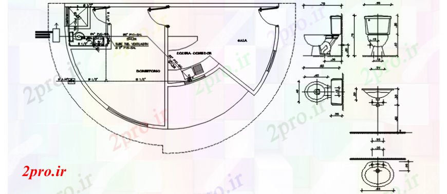دانلود نقشه حمام مستر توالت از بخش خانه دار، طرحی و نصب و راه اندازی (کد102277)