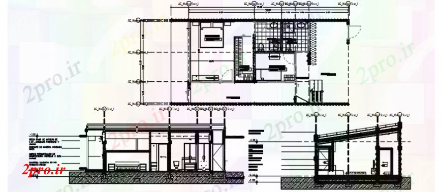 دانلود نقشه حمام مستر طراحی از طراحی اتاق های خواب 6 در 13 متر (کد102359)