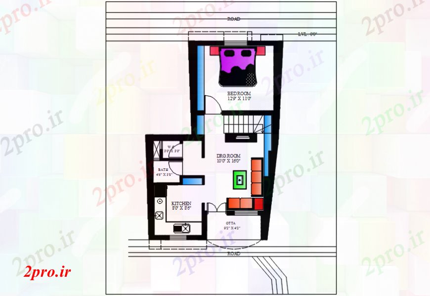 دانلود نقشه مسکونی ، ویلایی ، آپارتمان د طراحی از dayabhai خانه طرحی اتوکد 26 در 39 متر (کد102404)