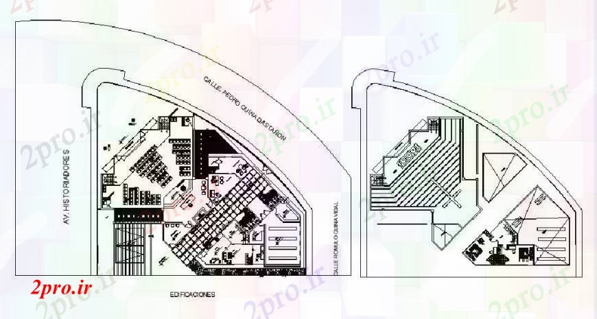 دانلود نقشه کلیسا - معبد - مکان مذهبی کلیسای کوچک مذهبی  دو دان طرحی طبقه  توزیع طراحی جزئیات (کد102596)