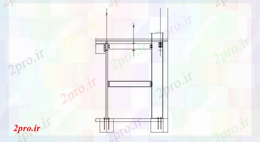 دانلود نقشه جزئیات طراحی در و پنجره  قاب پنجره و نصب و راه اندازی دو بعدی  طراحی جزئیات  (کد102673)