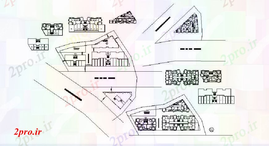 دانلود نقشه مسکونی  ، ویلایی ، آپارتمان  نمونه توزیع طرحی طبقه و ساختار طراحی جزئیات آپارتمان   ساخت و ساز (کد102810)