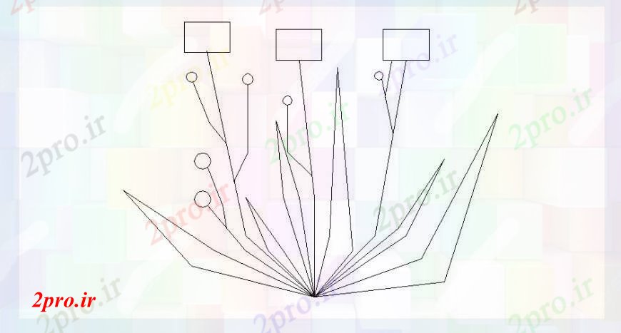 دانلود نقشه درختان و گیاهان گل گیاه نما  (کد102817)