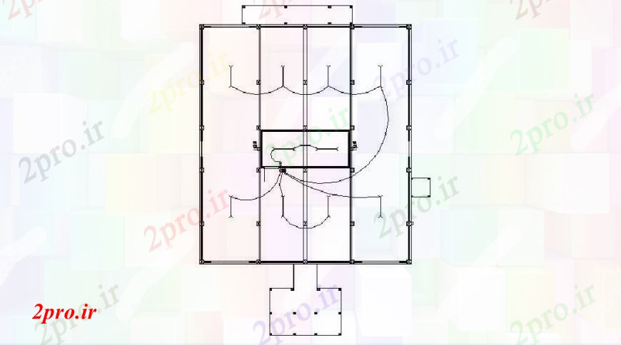 دانلود نقشه اتوماسیون و نقشه های برق برق جزئیات طراحی طرحی از ساختمان اداری (کد102853)