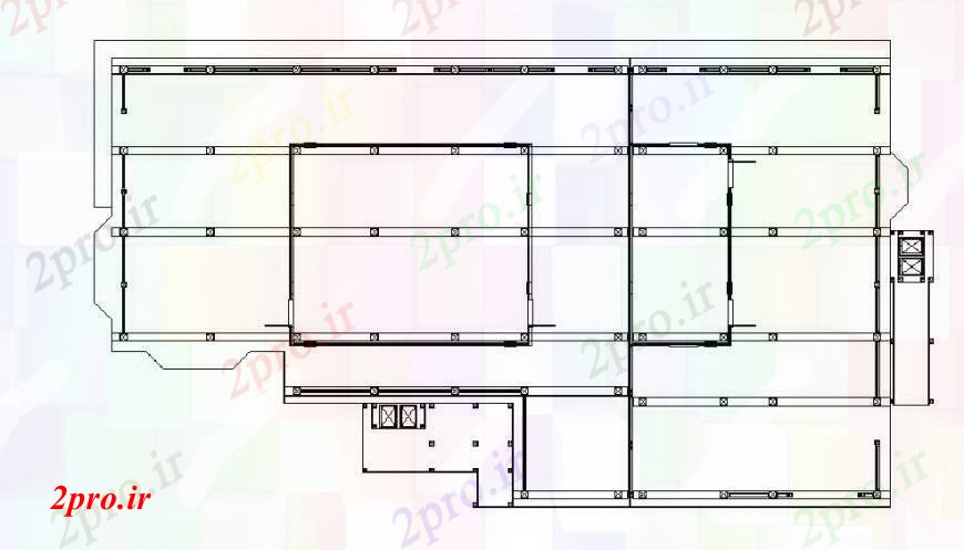 دانلود نقشه طراحی جزئیات ساختار بنیاد جزئیات ساختار برنامه ریزی برای آپارتمان   طبقات ساختمان (کد102919)