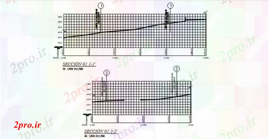 دانلود نقشه جزئیات ساخت و ساز طراحی (بخشی) ساختاری 35 در 36 متر (کد103015)