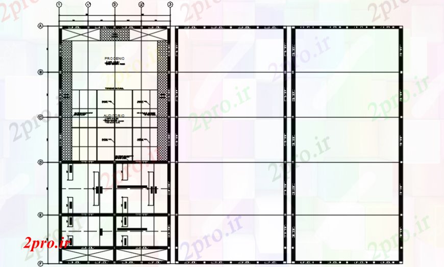 دانلود نقشه  جزئیات دیوار های آجری  د طراحی از سالن دیوار     (کد103041)