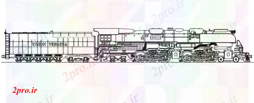 دانلود نقشه بلوک های حمل و نقل جزئیات طراحی از قطار واحد حمل و نقل 8 در 20 متر (کد103215)
