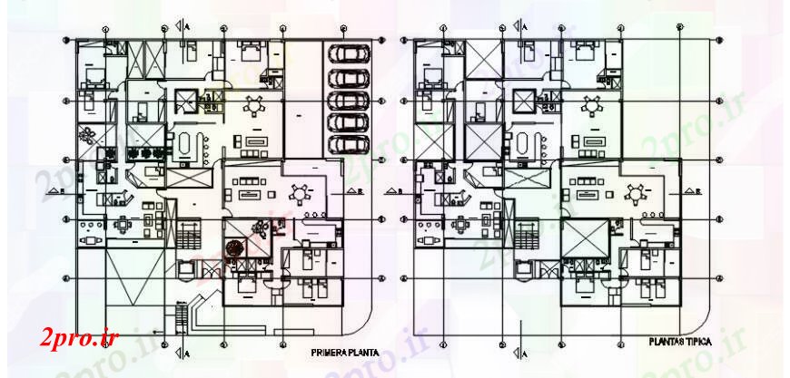 دانلود نقشه مسکونی  ، ویلایی ، آپارتمان  طراحی آپارتمان   جزئیات  طرحی طبقه  (کد103324)