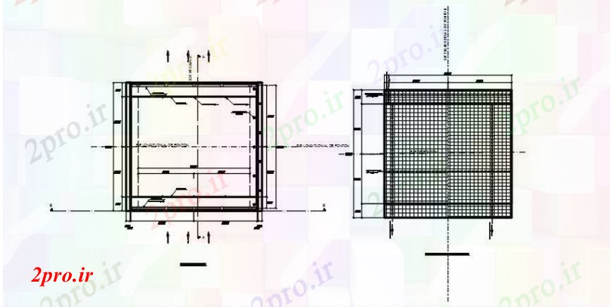 دانلود نقشه جزئیات لوله کشی آبیاری طراحی کانال جزئیات  دو بعدی   (کد103328)