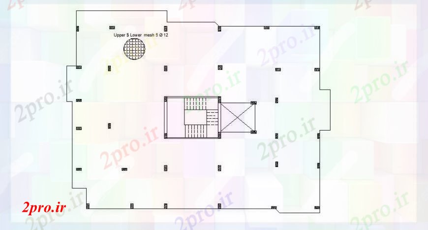 دانلود نقشه طراحی جزئیات ساختار مش طراحی و ساختار سازنده جزئیات (کد103519)