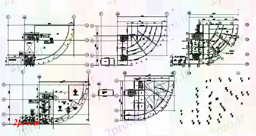 دانلود نقشه مسکونی  ، ویلایی ، آپارتمان  آپارتمان مسکونی فریم ساختار طرح، برنامه ریزی و سازه سقف جزئیات  (کد103531)