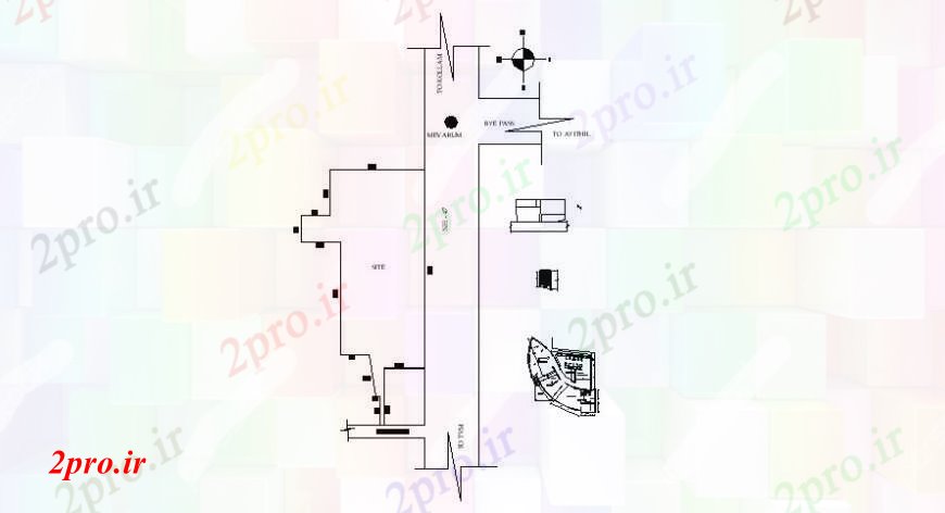 دانلود نقشه بلوک وسایل نقلیه د طراحی  پیشنهادی فروشگاه ماشین     (کد103576)