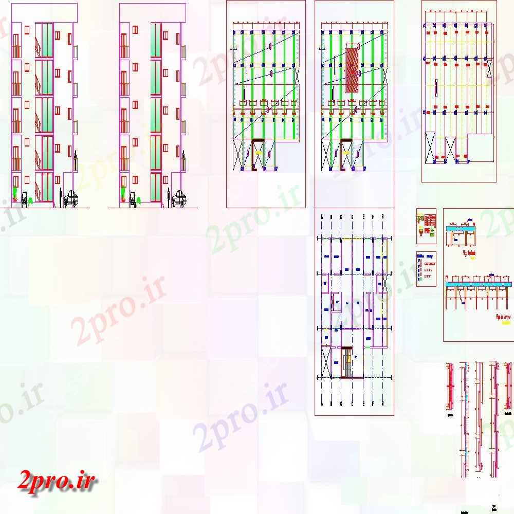 دانلود نقشه مسکونی  ، ویلایی ، آپارتمان  د  طراحی بیرونی خودرو نما     (کد103615)