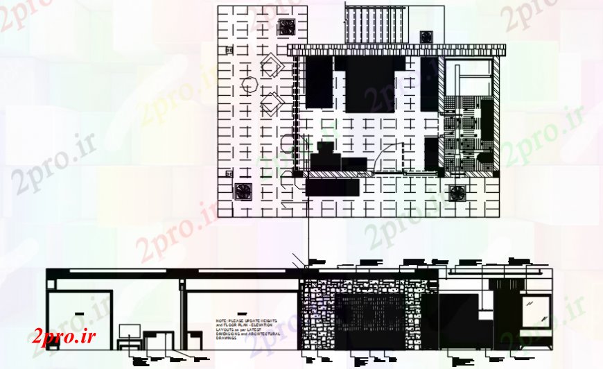 دانلود نقشه حمام مستر بخش سازنده اتاق خواب و طرحی های 31 در 41 متر (کد103739)