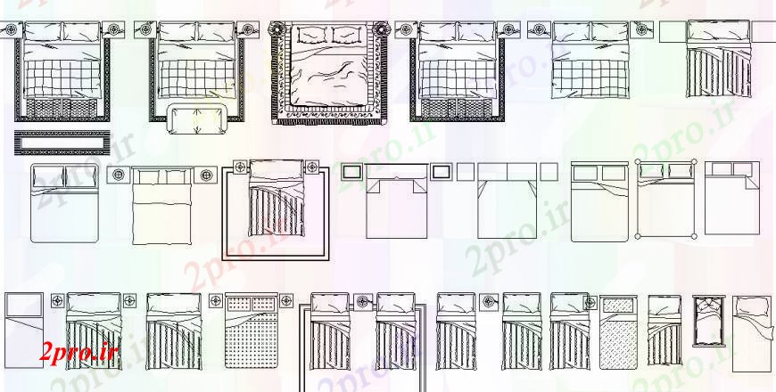 دانلود نقشه بلوک مبلمان مبل بلوک  مجموعه (کد103842)