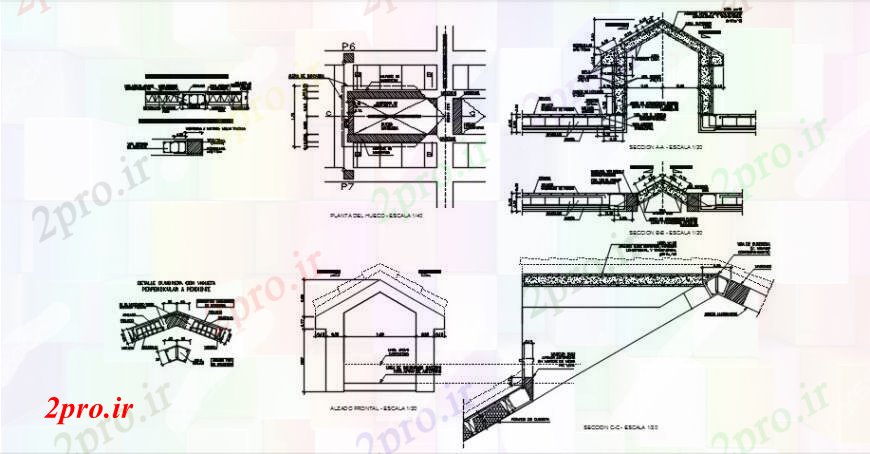 دانلود نقشه طراحی جزئیات ساختار طراحی  دو بعدی  از جزئیات ساختار   خودرو (کد103883)