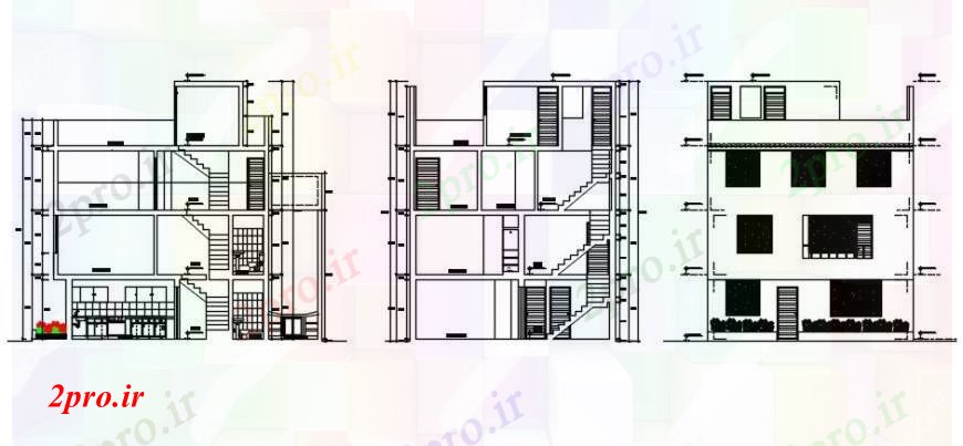 دانلود نقشه مسکونی  ، ویلایی ، آپارتمان  طراحی  دو بعدی  طرحی خانه  خانه نما خودکار  (کد103992)