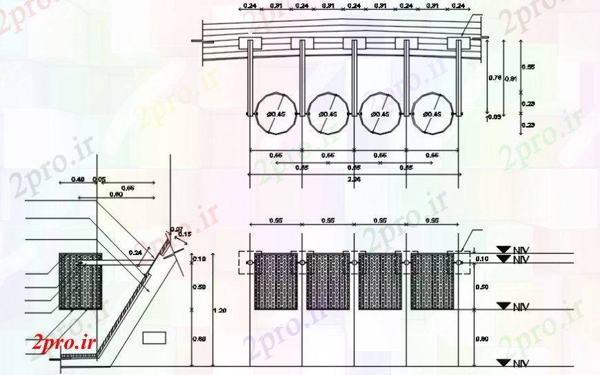 دانلود نقشه طراحی جزئیات ساختار بخش زباله سبد و ساختار نصب و راه اندازی جزئیات (کد104086)