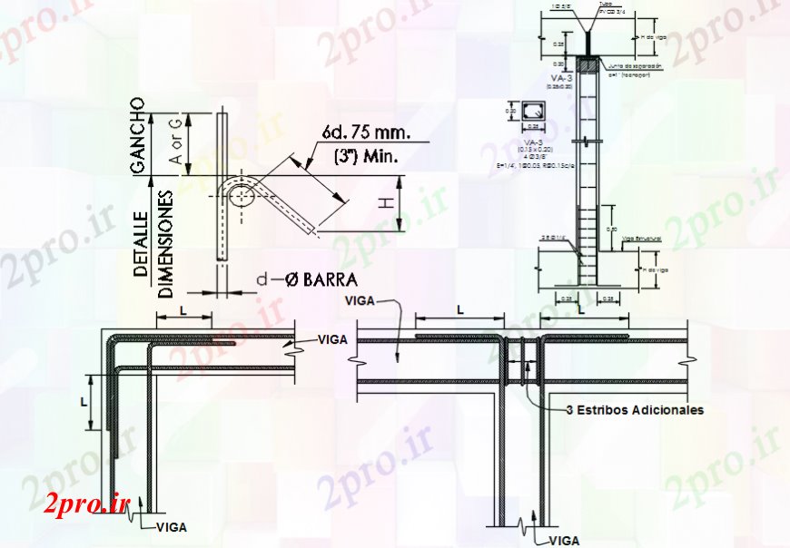 دانلود نقشه جزئیات طراحی ساخت آشپزخانه ستون و بخش پرتو و ساختار جزئیات آشپزخانه صنوبر 7 در 7 متر (کد104135)
