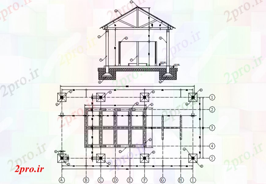 دانلود نقشه جزئیات لوله کشی طرحی پایه توالت عمومی و بخش (کد104212)