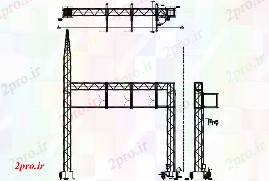 دانلود نقشه طراحی جزئیات ساختار ساختار فریم درب و نصب و راه اندازی برای جزئیات طراحی هتل  (کد104225)